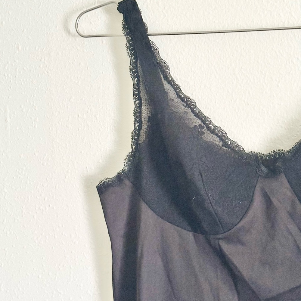Vanity affair Vintage 80s Floral Lace Slip Dress - Picture 9 of 13